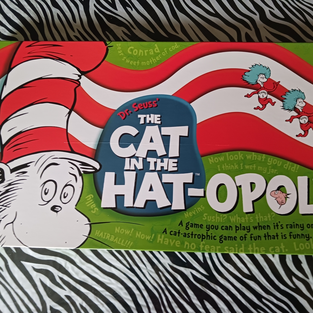 Dr. Seuss The Cat in the Hat-Opoly Board Game